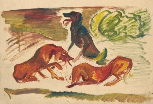 Dogs in a Landscape (1935–1944)