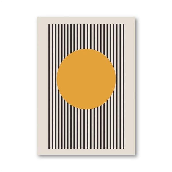 Bauhaus Exhibition Geometric Art Poster