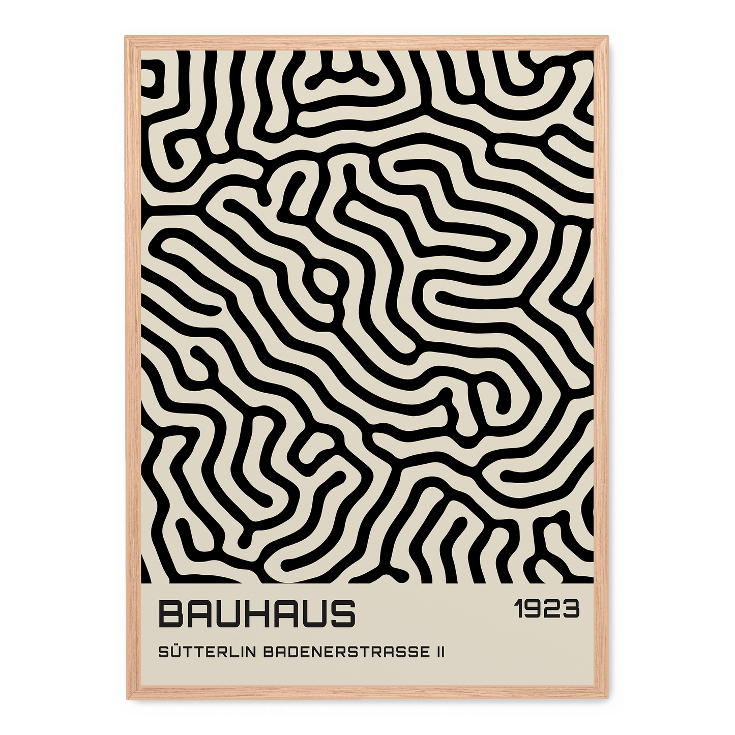 Bauhaus Black Pattern