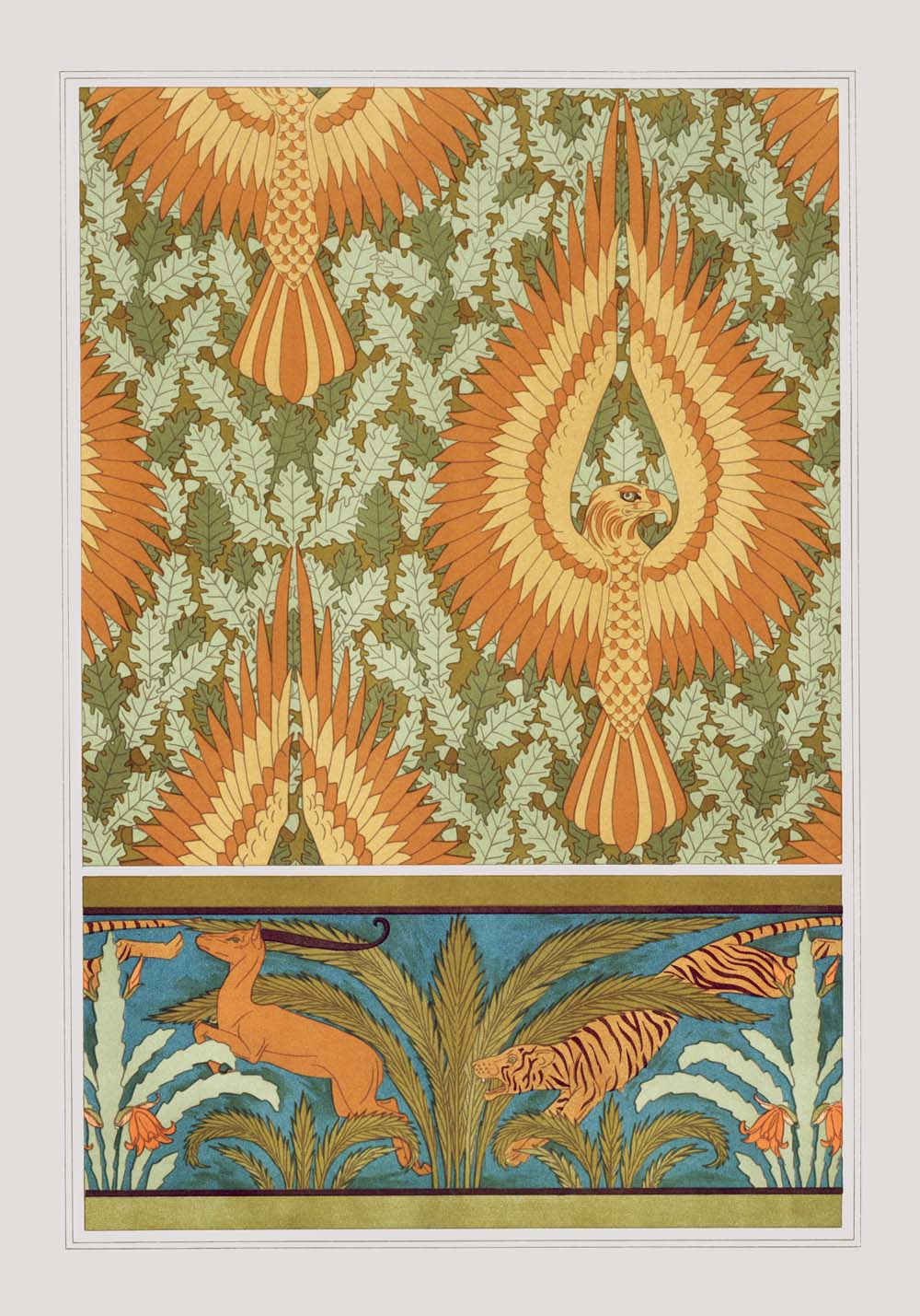 Ornamental Pattern Art Gallery Wall Set of 5 Poster