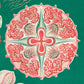 Discomedusae III Green and Pink, by Ernst Haeckel