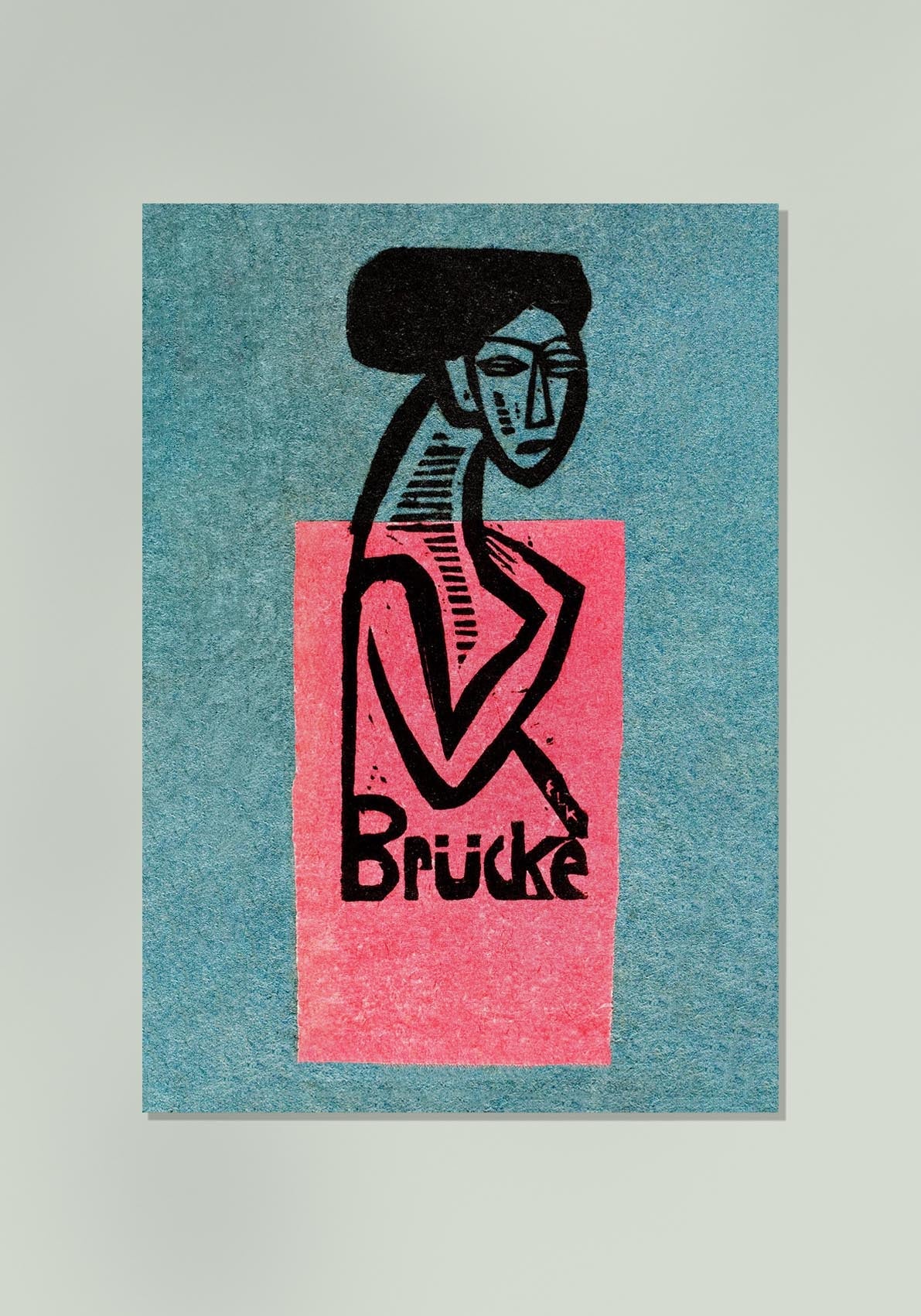 Exhibition Poster of The Bridge by Ernst Kirchner
