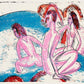Three Bathers by Stones by Ernst Kirchner