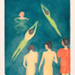 Edvard Munch Boys Bathing Art Poster