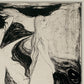 Edvard Munch Das Weib Art Poster