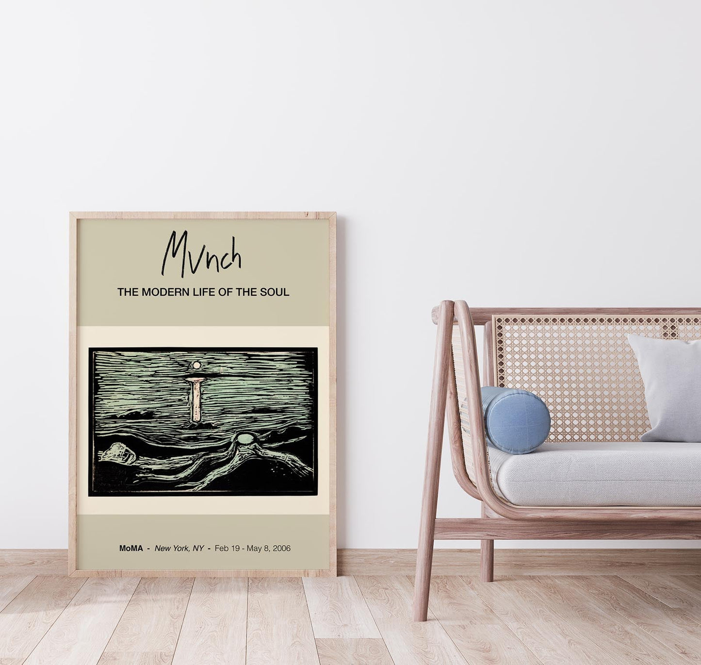 Mystical Shore Munch Exhibition Poster