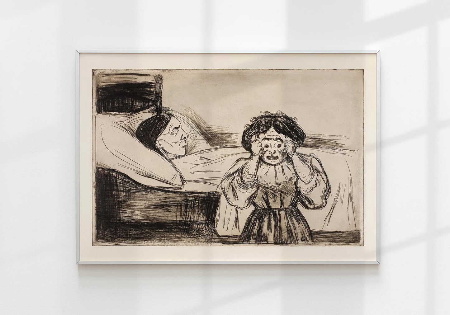 Edvard Munch The Dead Mother and Her Child Art Poster