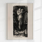 Edvard Munch The Flower of Love Art Poster