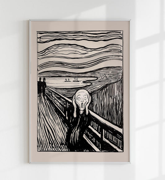 Edvard Munch The Scream Art Poster