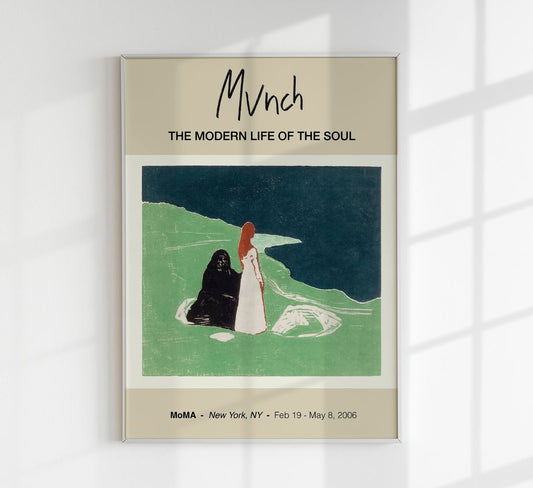 Two Women on the Shore Munch Exhibition Poster