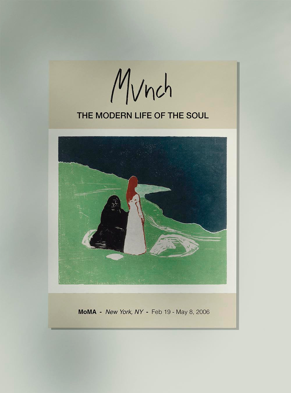 Two Women on the Shore Munch Exhibition Poster