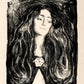 Edvard Munch The Brooch Art Print