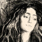 "The Brooch. Eva Mudocci" Munch Exhibition Poster - ♥
