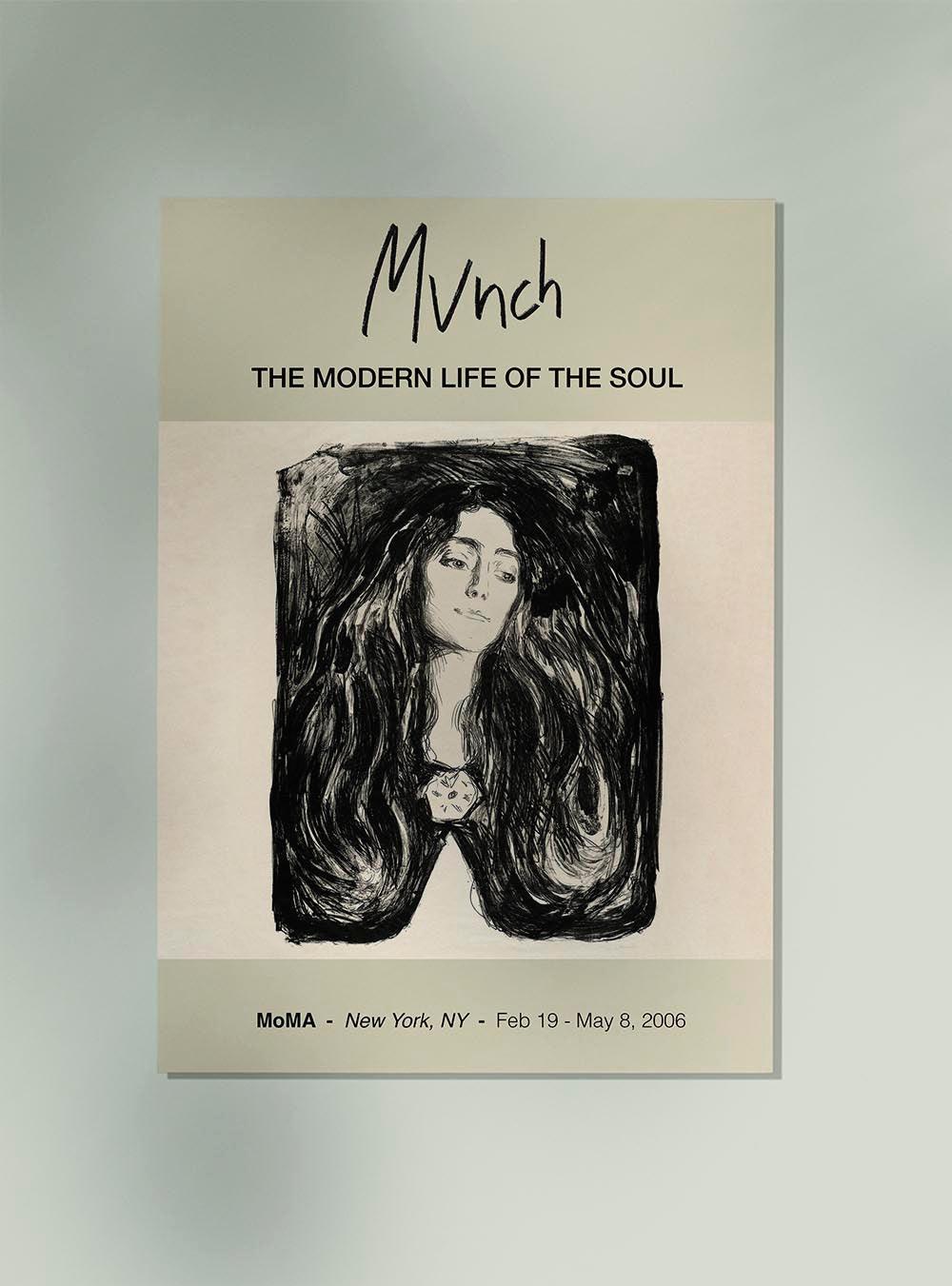 "The Brooch. Eva Mudocci" Munch Exhibition Poster - ♥
