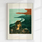 Edvard Munch Against the Shore Art Poster