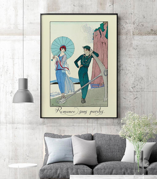 Romance Sans Paroles Vintage Poster