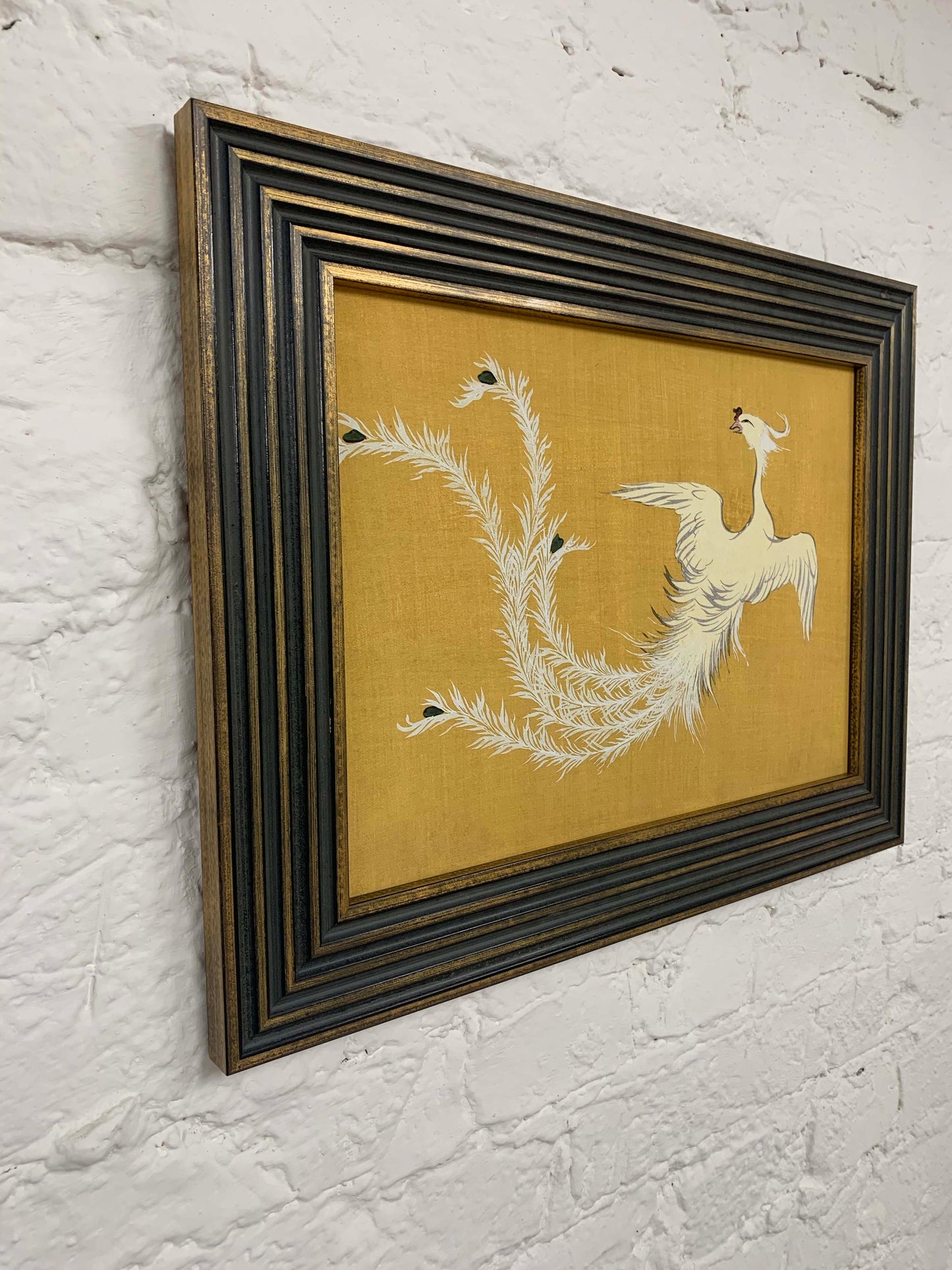 White Phoenix by Sekka - Art Print, unframed