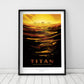 NASA Travel Poster - Titan