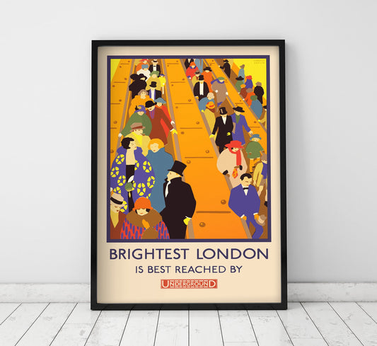Brightest London is best reached by Underground
