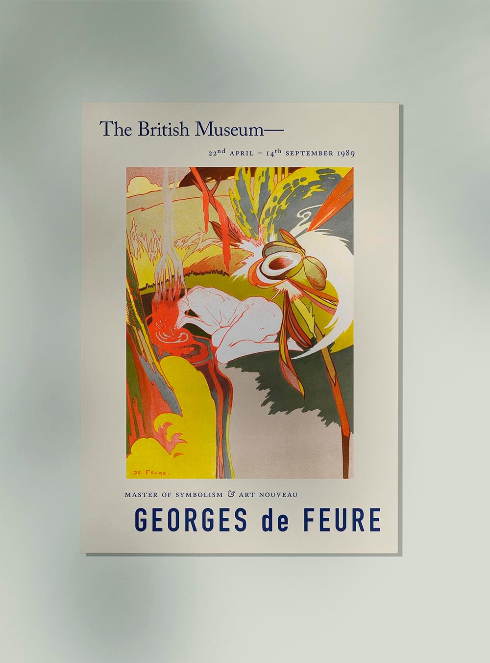 Georges de Feure La source du Mal Exhibition Poster