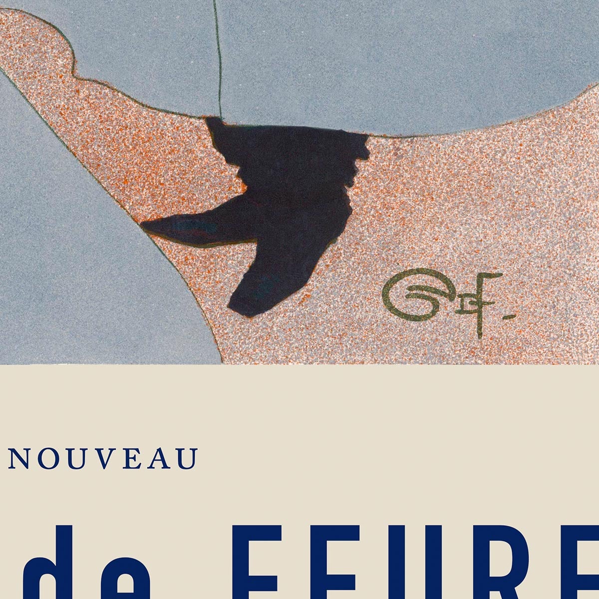 Georges de Feure Dame op straat Poster
