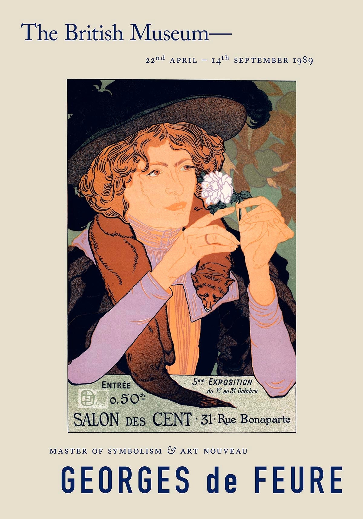 Georges de Feure pour le Salon Exhibition Poster