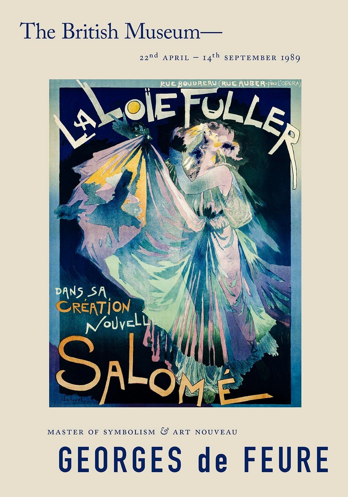 Georges de Feure Comédie–Parisienne Poster