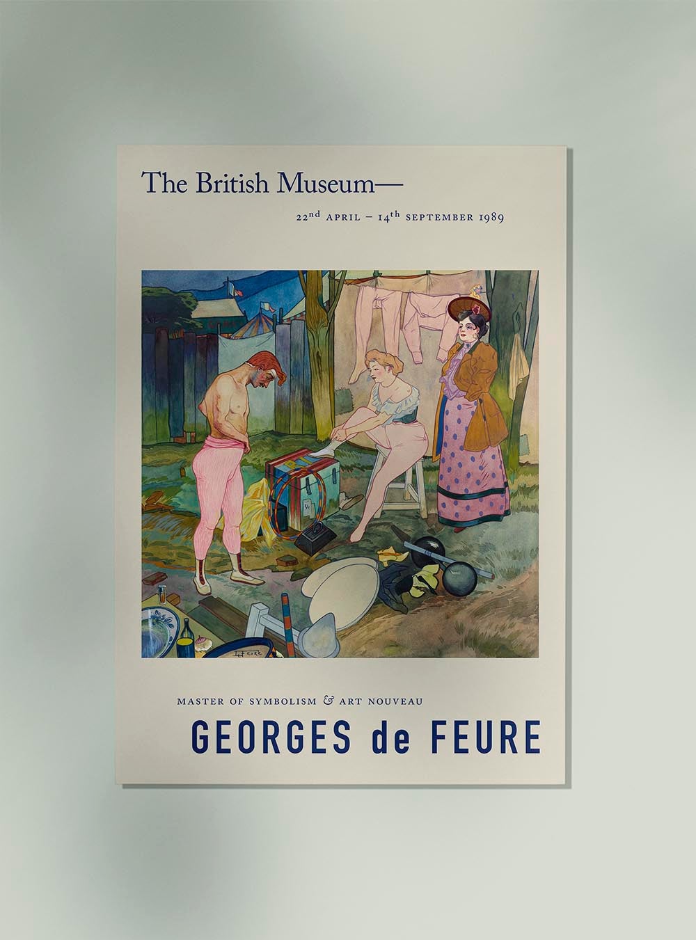 Georges de Feure Le Cirque Corvi Exhibition Poster