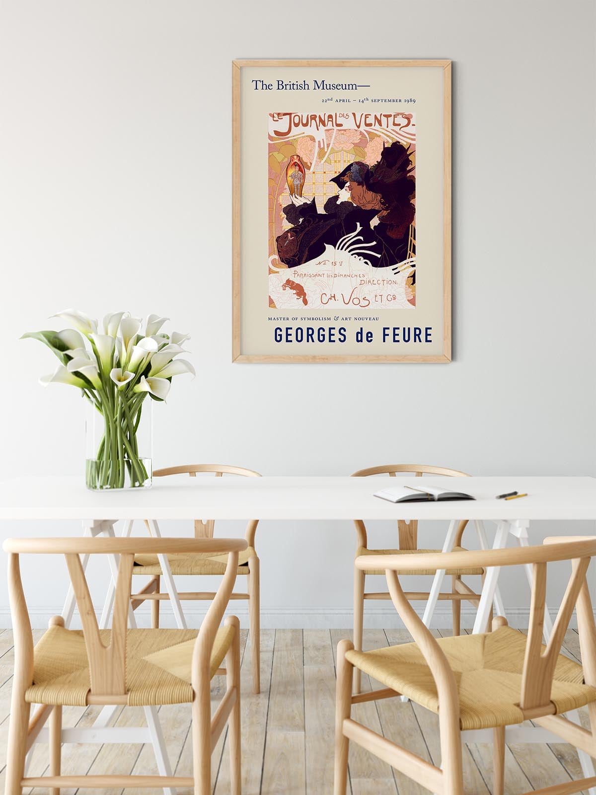 Georges de Feure Journal des Ventes Exhibition Poster