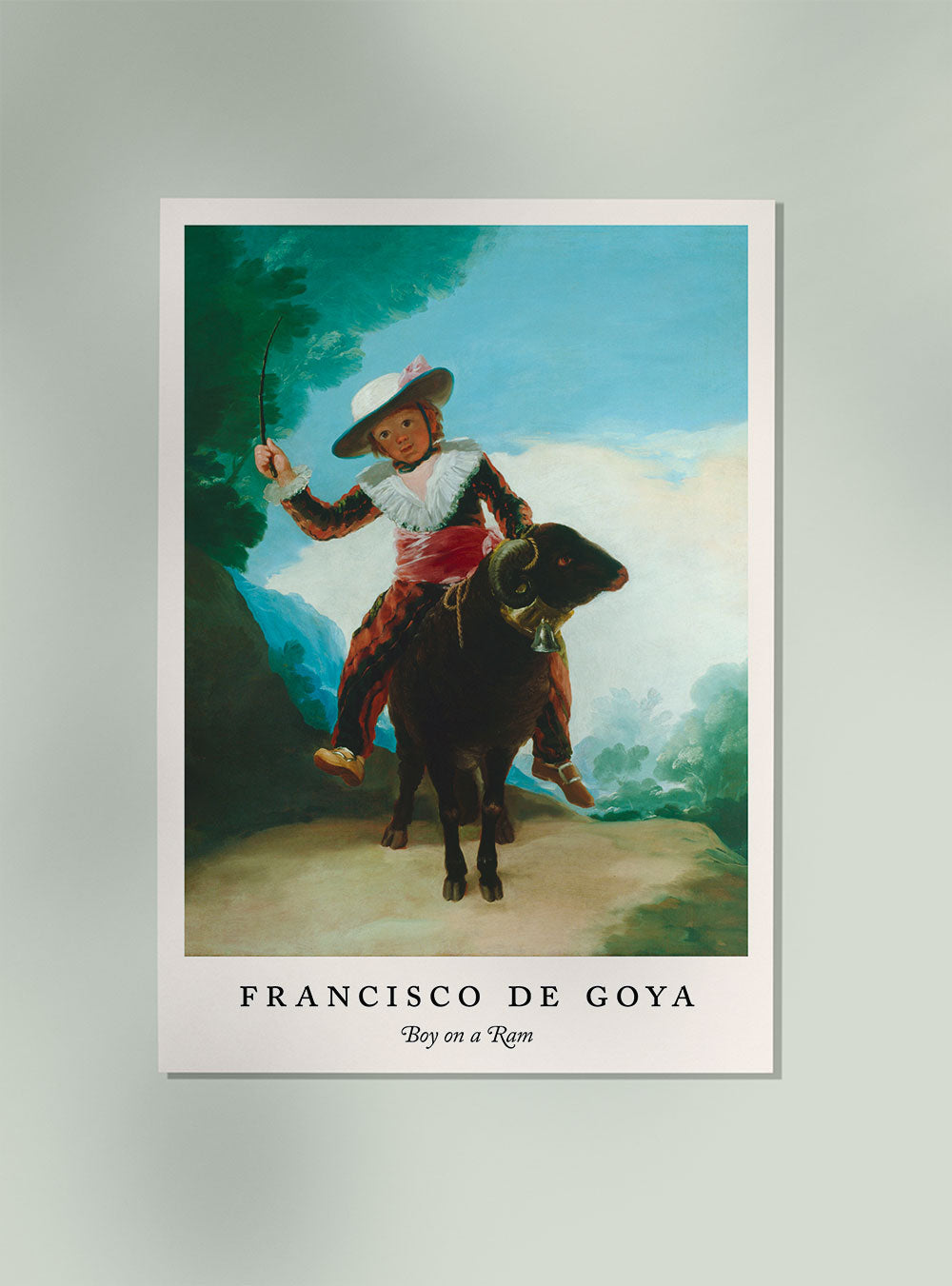 Boy on a Ram by Francisco de Goya