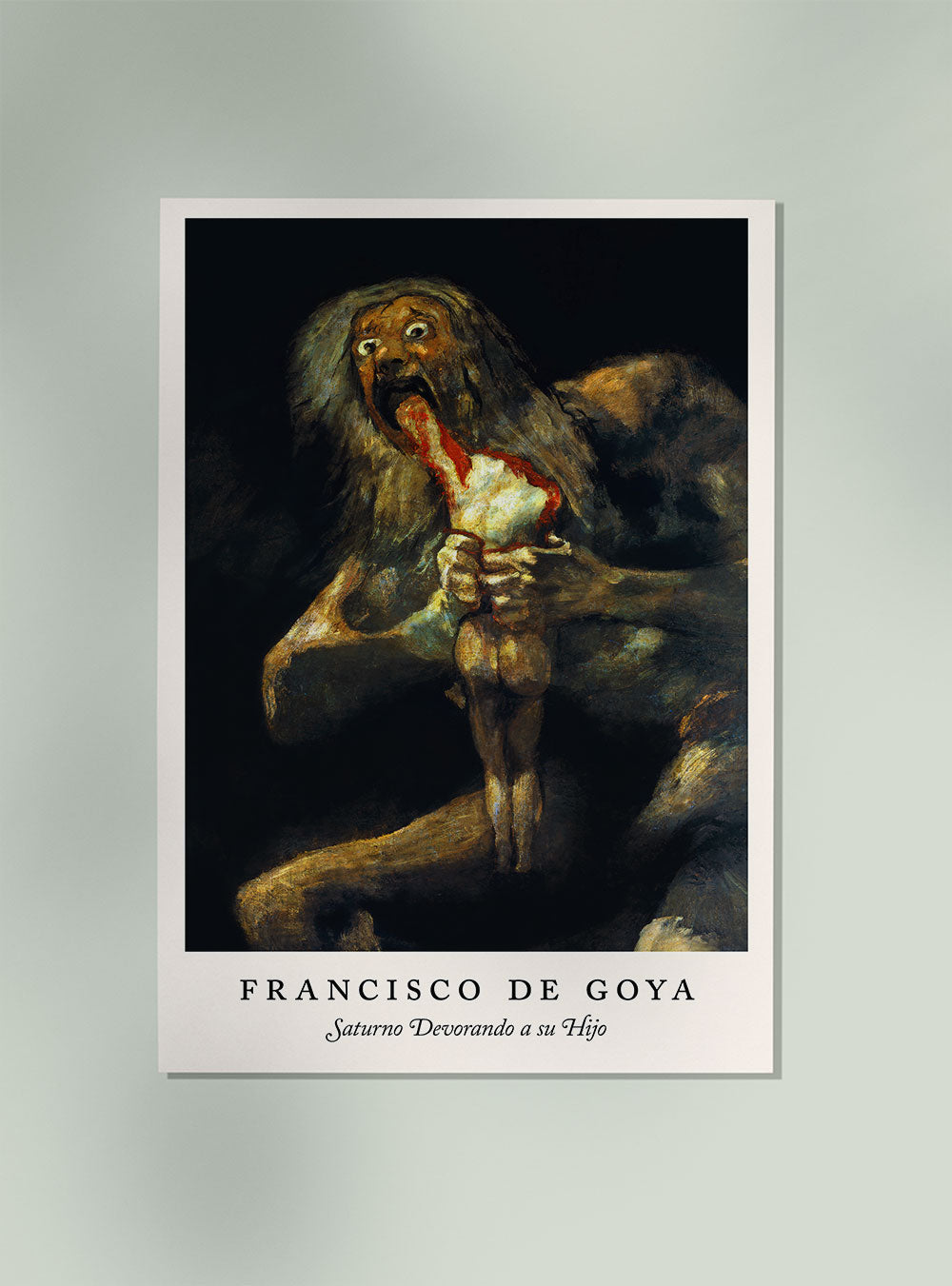 Saturno Devorando a su Hijo  (Saturn Devouring His Son) by Francisco de Goya