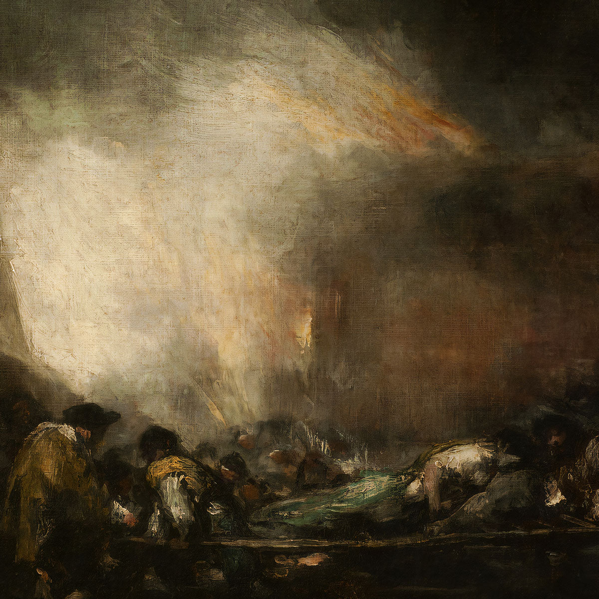 Incendio de un Hospital by Francisco de Goya