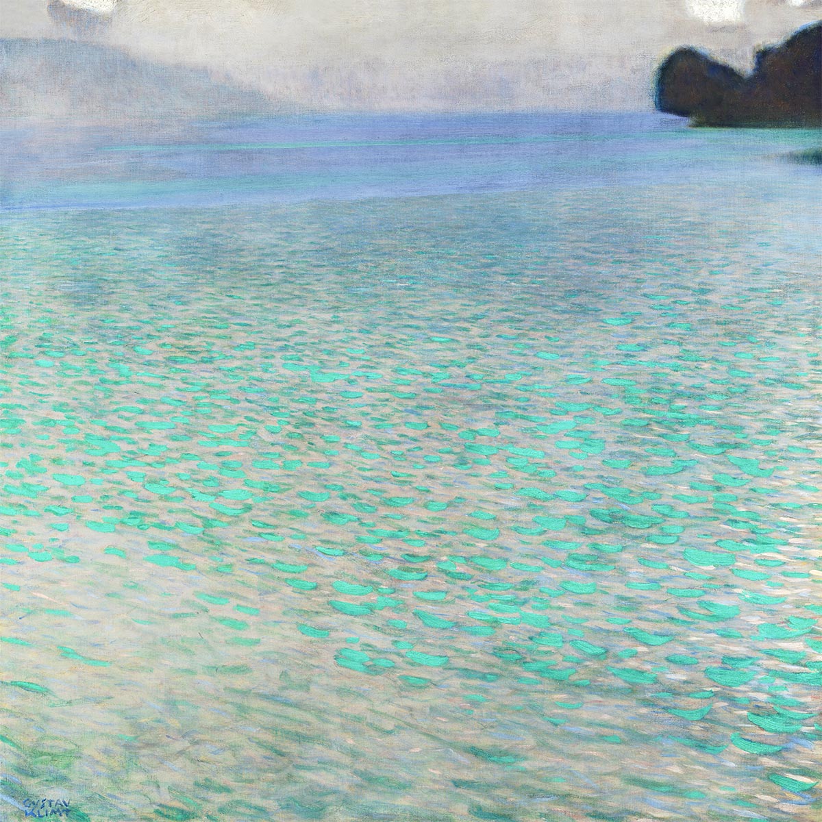 Attersee by Gustav Klimt