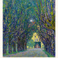 Allee at Schloss Kammer by Gustav Klimt