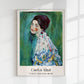 Porträt einer Dame by Gustav Klimt