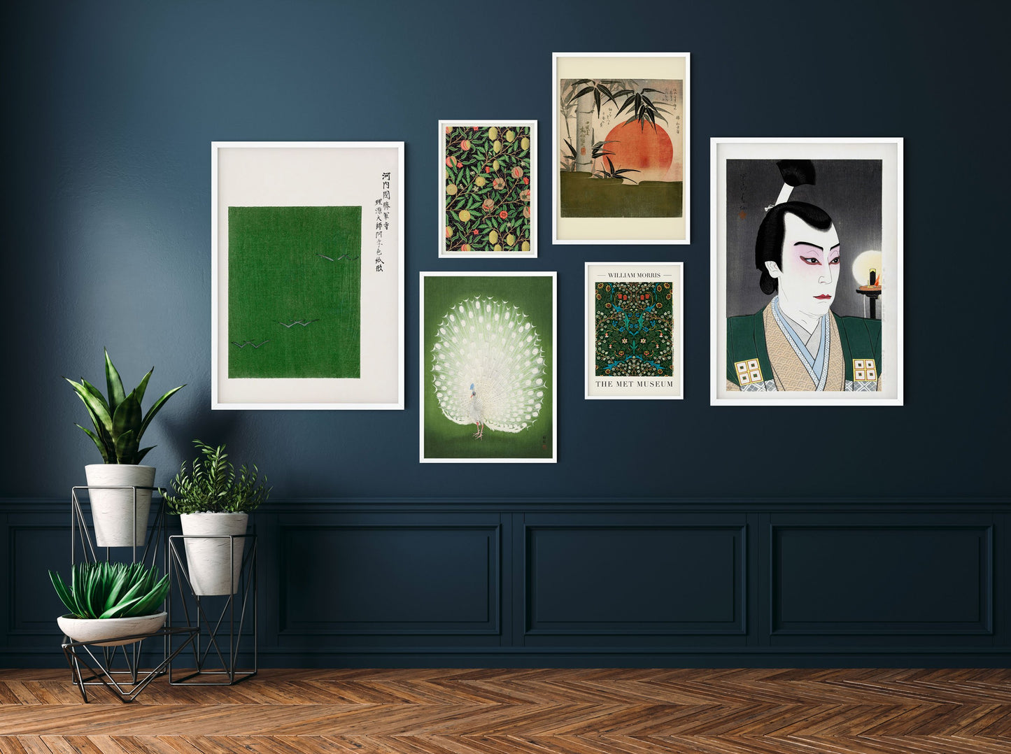 Japanese Themed Gallery Wall (Set of 7 Art Prints)