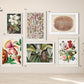 Le Fleur Botanical Gallery Wall Set of 6 Poster