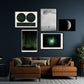 Astronomy Art Gallery Wall Set of 5 Poster