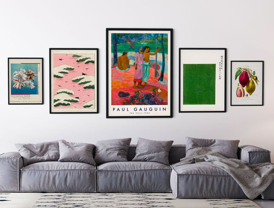Vivid Colour Gallery Wall Set of 5 Poster