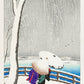 Two women in the snow on Yanagi Bridge by Koson