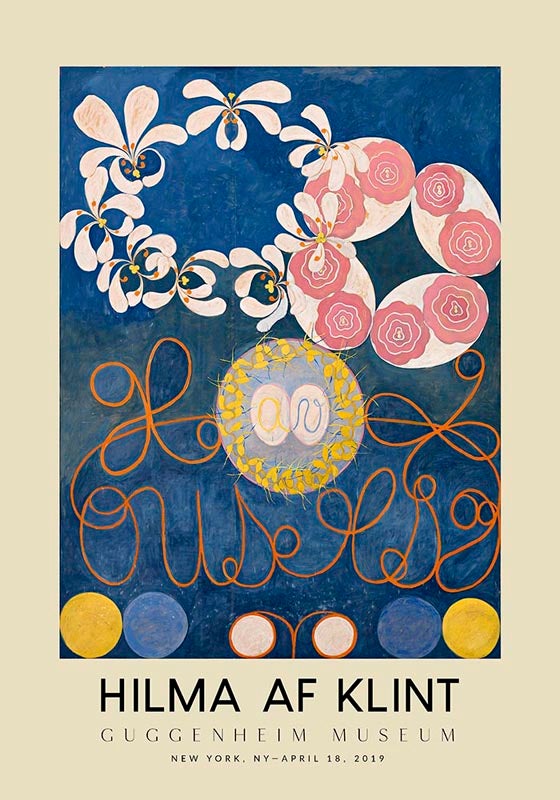 Hilma Af Klint The Ten Largest No. 1 Guggenheim Exhibition Poster