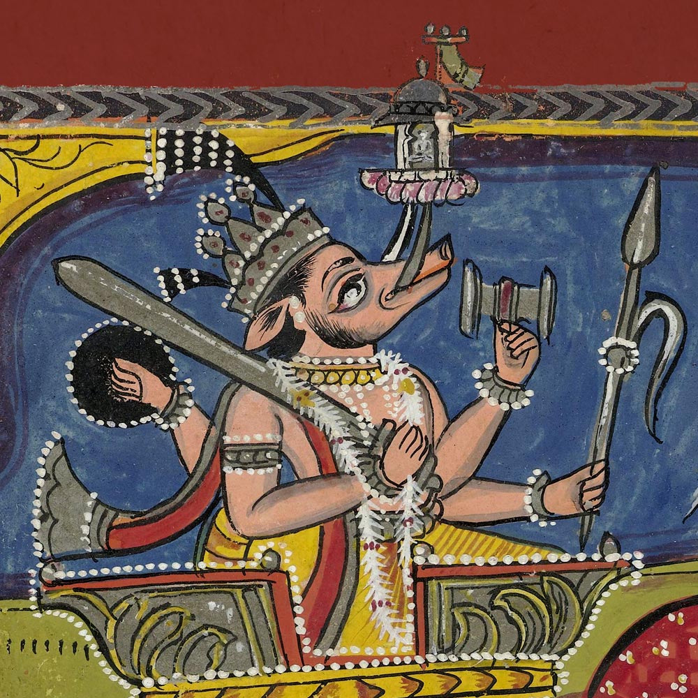 Hindu Gods Set of 3 Prints