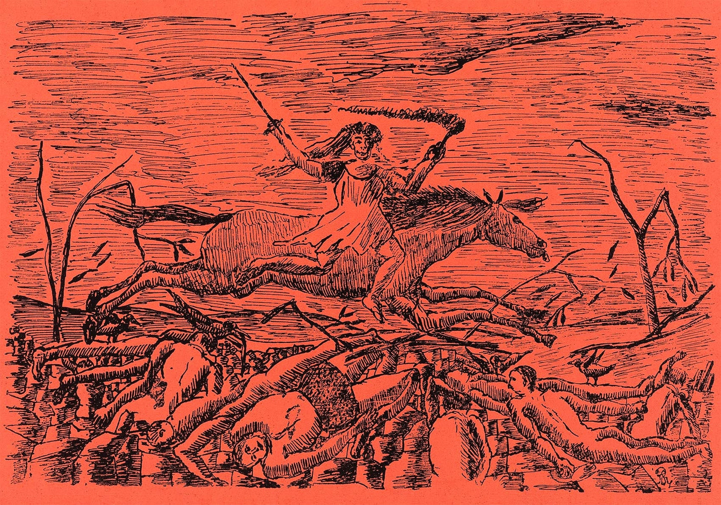 La Guerre by Rousseau Art Print
