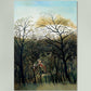 Rendez-vous in the Forest by Rousseau Art Print