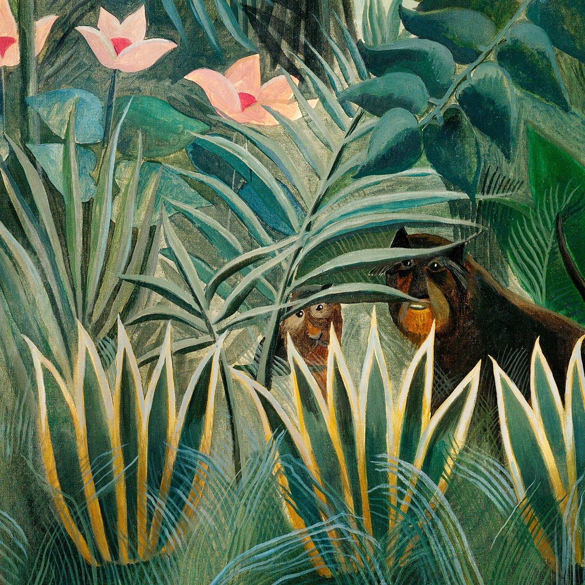 The Equatorial Jungle by Rousseau Art Print