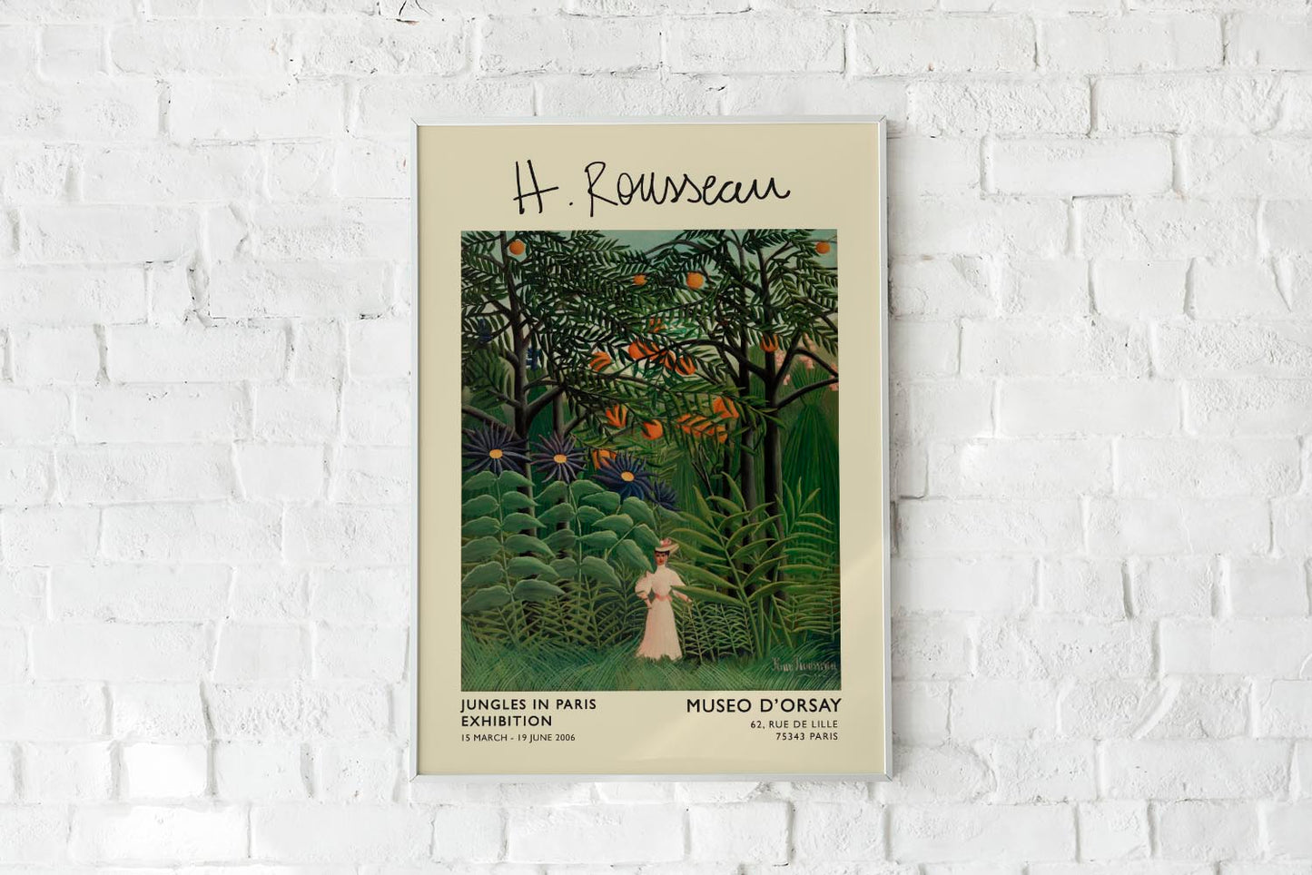 Woman Walking Rousseau Exhibition Poster