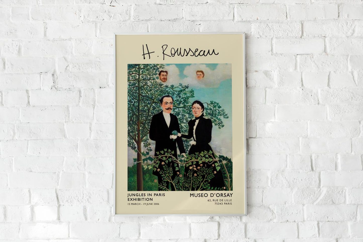 The Past and the Present Rousseau Exhibition Poster