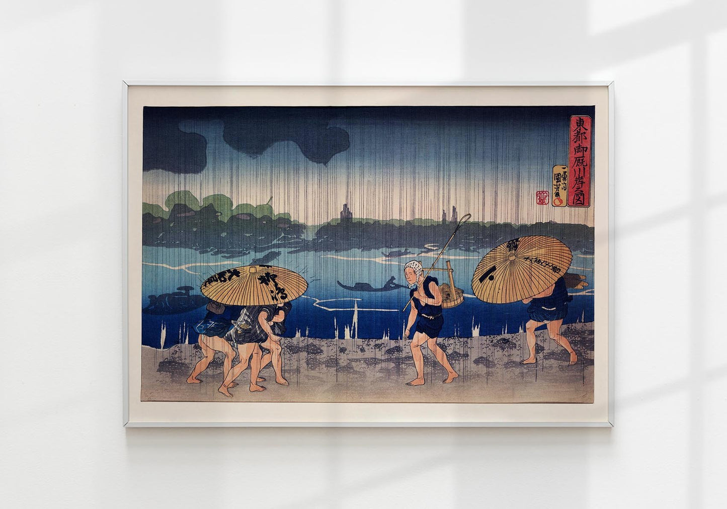 On the Bank of the Sumida River by Utagawa Kuniyoshi