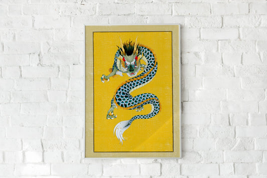 Japanese Dragon Style Poster