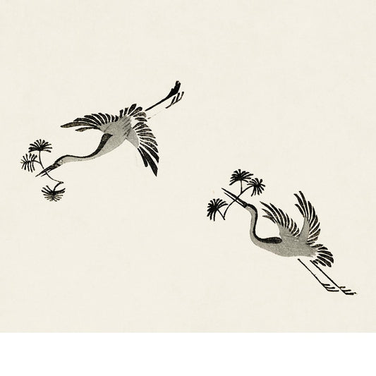 Japanese Cranes by Taguchi Tomoki No. 2